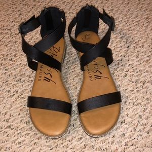 Black sandals